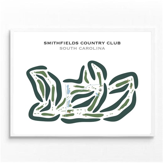 Smithfields Country Club, SC | Golf Course Map, Golf Map, Golfer Gift for Him, Scorecard Layout, Golfer Boyfriend Gift, Art Print Decor - Etsy Canada