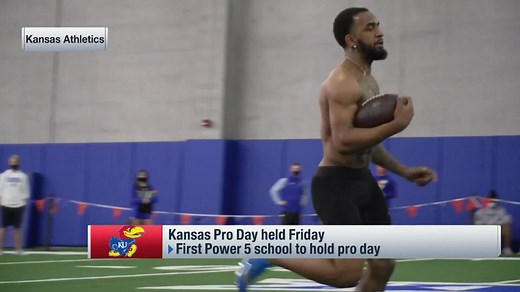 RB Pooka Williams Jr. runs speedy 40-yard dash at Kansas pro day
