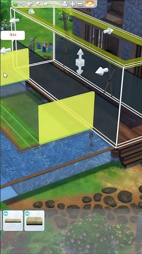 Infinity Pool Tutorial - The Sims 4 #shorts | Tazkabaz