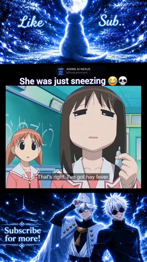 She has the cutest sneeze ever 😂💀