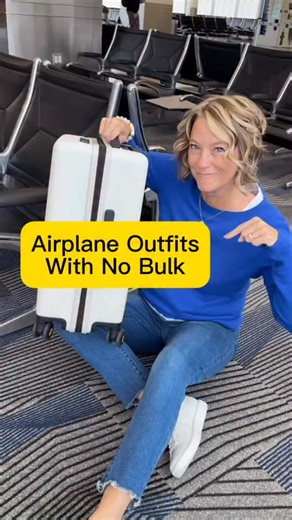 Travel Tips Pilot Wife | ✈️ Airplane Seat Outfits With NO BULK 💙 Comment SHOP for links. 1. Cashmere cotton red scarf or a Reversible silk scarf 2. Short sleeve tee... | Instagram