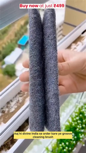 99K views · 2.1K reactions | Introducing Door Window Groove Cleaning Brushes (Pack of 3) for just ₹499! Perfect for tackling hard-to-reach dirt and grime: ✅ Specially designed for cleaning door and window grooves effortlessly ✅ Durable bristles for deep and effective cleaning ✅ Compact and lightweight for easy handling ✅ Ideal for home, office, and car cleaning tasks | Home Shop India | Facebook