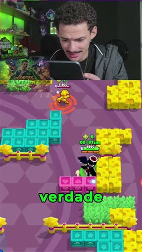 I played with one hand and this happened! 😱 #vtzim #brawlstarsbrasil