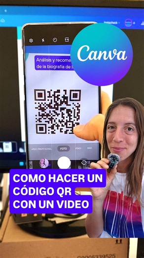 Cóml hacer Código QR con un Video en Canva