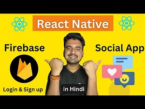 React Native Firebase Social App- Login & Sign up with Firestore 🔥 | in Hindi | Engineer Codewala