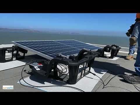 Solar Racking System for Flat Roofs - Ballast Chassis Tray