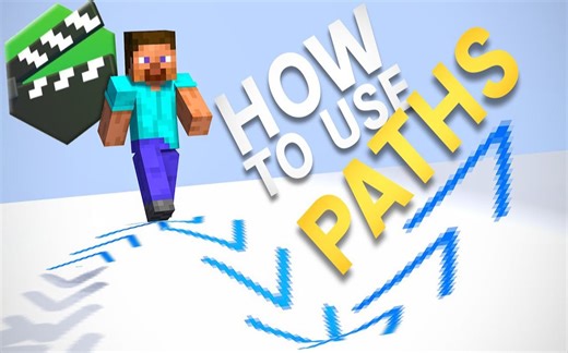 【如何使用 PATHS 路径】Mine imator 教程