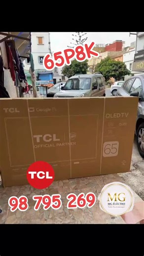 MG Éléctro on Instagram: "La géante TCL 65p8k Qled 4K est disponible chez MG ELECTRO Moknine 98 795 269"
