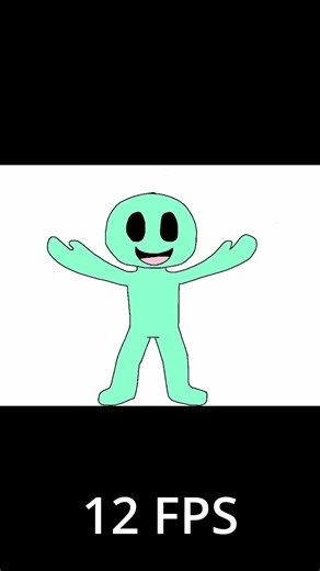12FPS vs 24FPS vs 48FPS Animation! #Animation #Fps