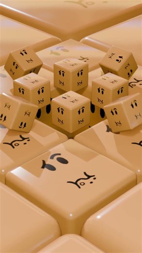 Roblox character faces seem emotionless in motion 🧊 #roblox