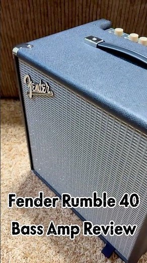 Fender Rumble 40 Bass Amp Review (Quick Look)