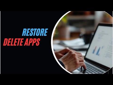 DELETED APPS HAPPEN HERE IS THE FOOLPROOF RECOVERY GUIDE FOR YOUR LAPTOP