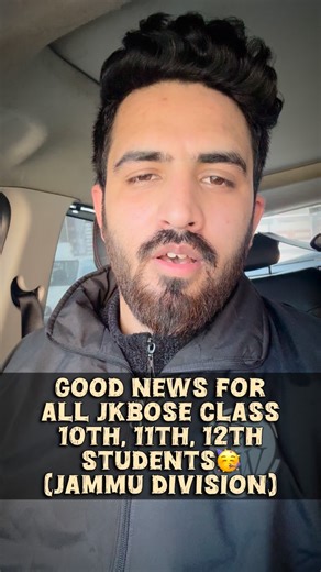 JKBOSE Wallah | Class 9th-12th on Instagram: "Good News For All Jkbose Class 10th, 11th, 12th Students🥳"