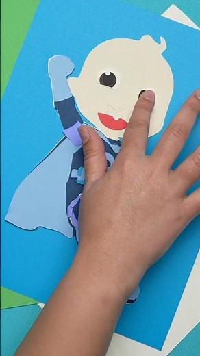 Crafting the SUPERHERO Muffin Man! 🦸 Classic CoComelon Nursery Rhymes and DIY Videos #shorts #craft