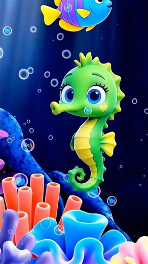 Underwater World and Fish 🐟🐙 Baby Sleep Music ✨ Soothing Aquarium 💤 Sea🌊