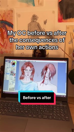 Character Art Transformation: OC Before and After