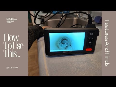 Easy To Use Pipe Snake Endoscope Camera- How to Use