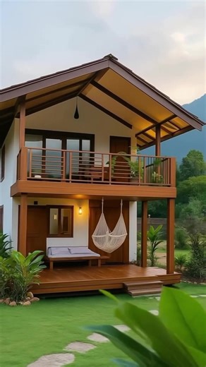 Minimalist Two Storey Cabin Design