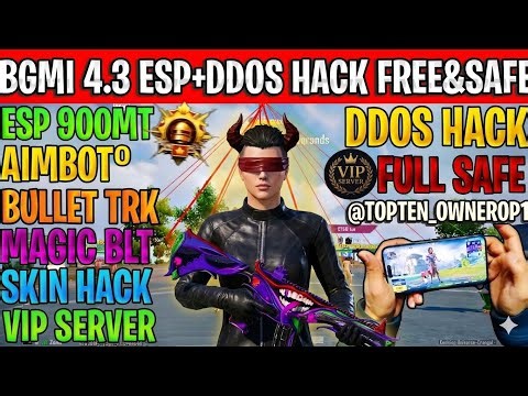 BGMI HACK 4.3 | BGMI 4.3 MOD APK | BGMI ESP HACK | BGMI NEW HACK TODAY | HOW TO HACK BGMI HACK
