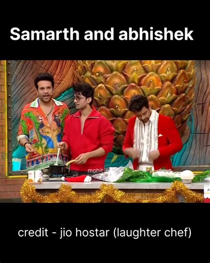 mohit on Instagram: "Clip credit: laughter chef (jio hostar, colour tv) Copyright Disclaimer: This content is a fan-made, non-commercial work created for entertainment and educational purposes only. All copyrighted material, including images, music, and video clips, belongs to their respective owners. This work is shared with the intent of honoring and promoting the original creators' work. This video is protected under Section 107 of the Copyright Act of 1976, which allows for "fair use" of cop