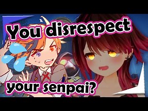 Roboco uses the senpai pressure on Roberu【Holostars Hololive EngSub】