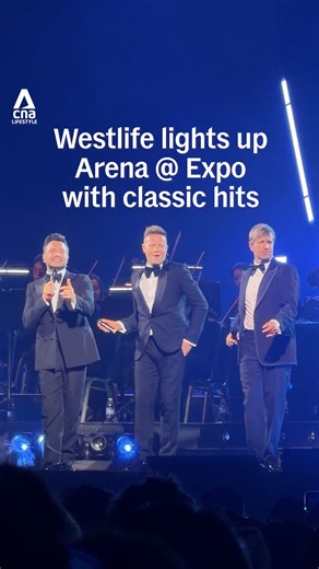 Iconic pop group Westlife raised us up with their classic hits at Arena @ Expo on Feb 3 in a special orchestra-style concert. The crowd sang along with members Nicky Byrne, Kian Egan and Shane Filan to evergreen favourites like Swear It Again, My Love and Flying Without Wings. | CNA