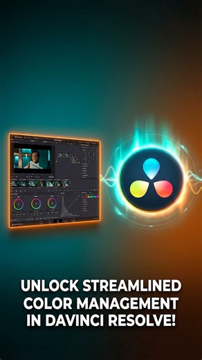 Unlock Streamlined Color Management in Davinci Resolve! #davinciresolve
