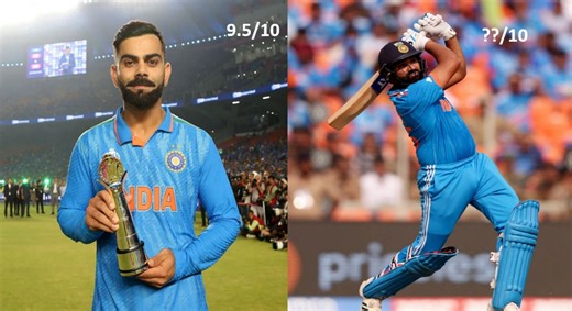 Indian Player Ratings from their runner-up campaign at 2023 World Cup ft. Rohit Sharma & Virat Kohli