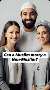 Can a Muslim marry a Non-Muslim? . . . #islam #muslim #islamexplained #interfaith #marriage | Islam Explained