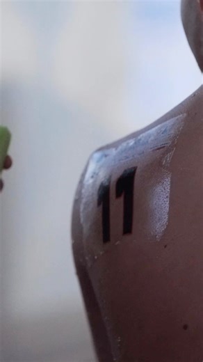 Dawn vibes. Cool air. Race mode. Body stickers on, focus locked 💥 #OpenWater | World Aquatics