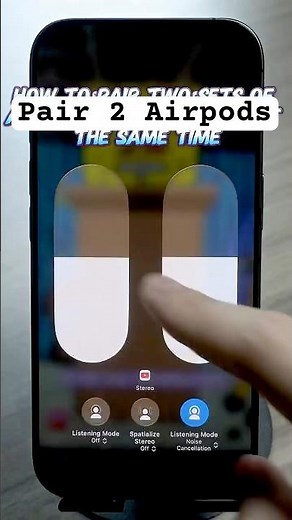 How to Pair Two AirPods to One iPhone 🎧 (Share Audio) - iOS 26/18 Tech Tips
