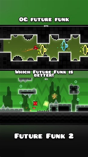 Which Future Funk Version Do You Like Better??? #geometrydash #gd