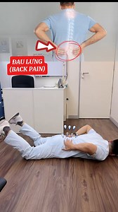 An exercise to relieve lower back pressure without any assistance #vungocson #drson | Vũ Ngọc Sơn