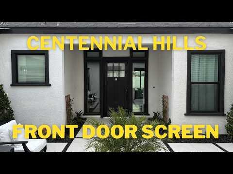 This Retractable Screen Door Disappears! | Apollo Screen Install in Centennial Hills , Las Vegas