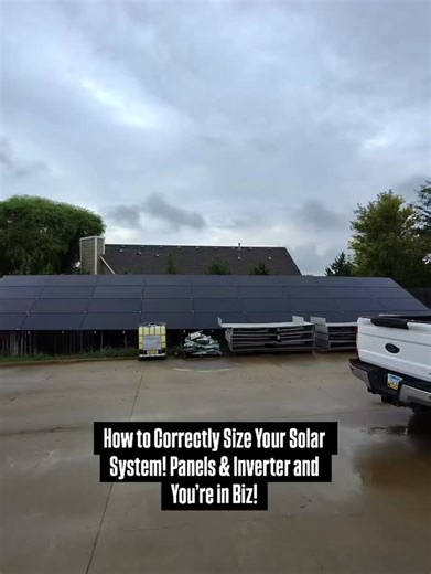 How to Correctly Size Your Solar System! Panels & Inverter and You’re in Biz! | Simple Shipping Containers