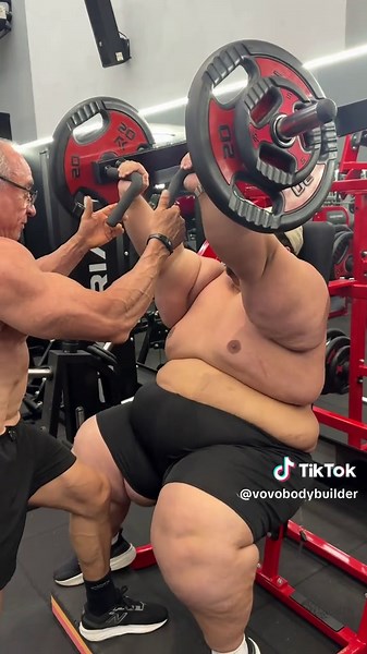 Treino com meu amigo mamute hoje