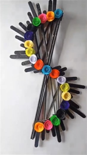 || DIY $ || 'S' Letter wall hanging || #artandcraftbydeepa #diy #homedecor #craft #sletterwall