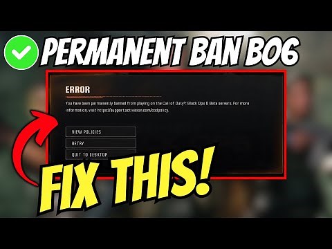 How To Solve Permanent Ban from Call of Duty Black Ops 6