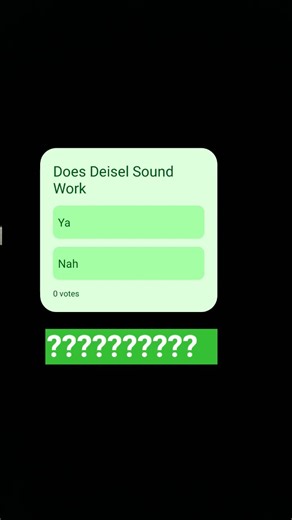 How to make diesel sound
