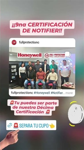 Se parte de la 10ma Certificación Notifier👉
