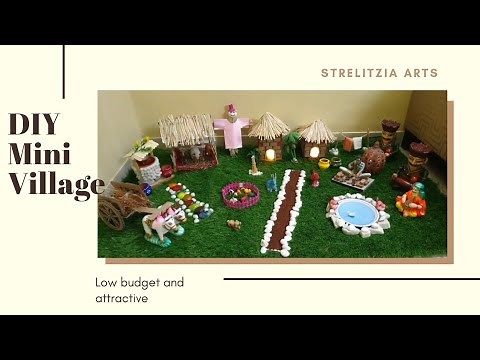 DIY Mini Village | Cardboard Craft | Best Out Of Waste