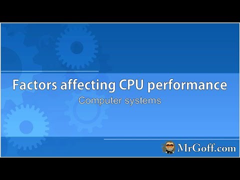 GCSE Computer Science: Factors affecting CPU performance