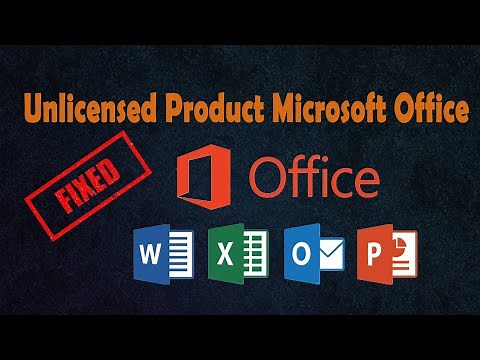 Unlicensed Product and activation errors in Office