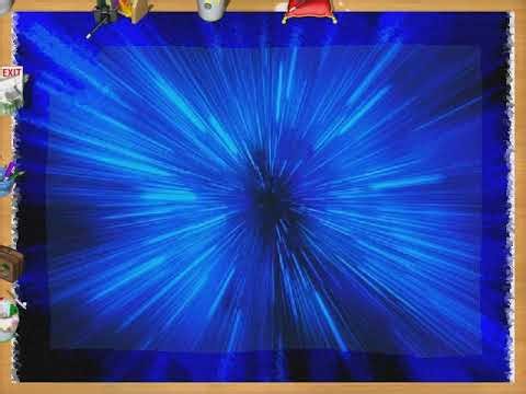 Crayola: Make a Masterpiece - Using All Magic Effects on Windows XP's Vortec Space Wallpaper