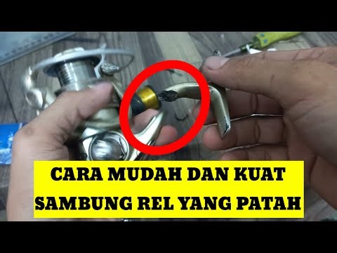 Cara sambung rel pancing yang patah