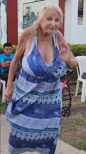 granny with saggy tits dance #sagg #trendingshorts #dance