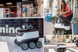 Domino's unveil plans to deliver pizzas using self-driving ROBOTS in Europe