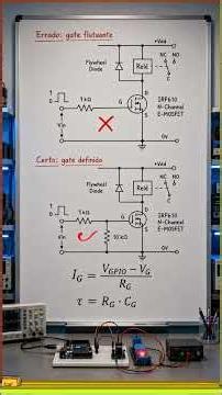 The MOSFET Can Turn On By Itself! The Resistor That Saves Your Microcontroller #shorts