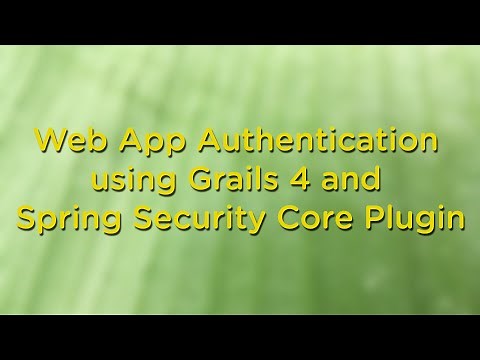 Grails 4 Tutorial: Spring Security Core Login Example + Source code