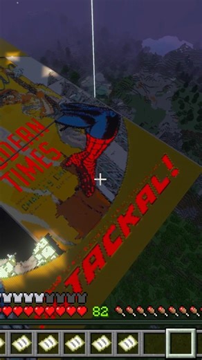 2x3 Minecraft Map Art Update - Spider-Man Work Begins